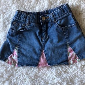 Gap girls denim skirt